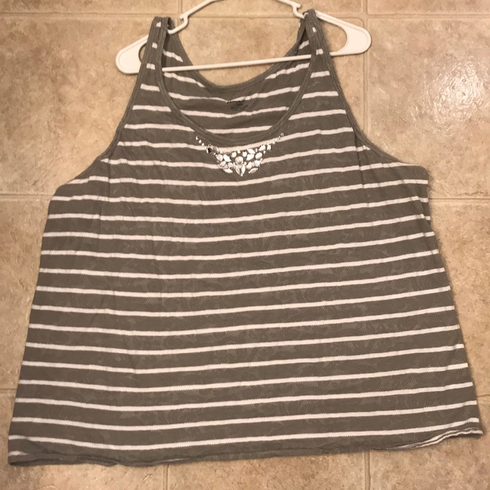 Cute striped tank from Lane Bryant